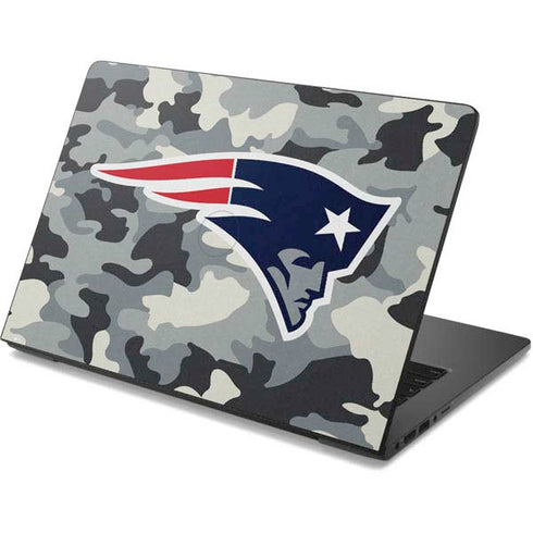 NFL New England Patriots Camo Dell Chromebook Skin