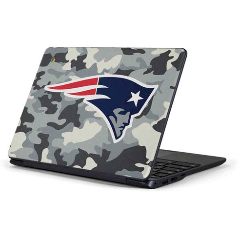 NFL New England Patriots Camo Samsung Chromebook Skin
