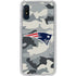 NFL New England Patriots Camo Galaxy A10e Clear Case