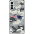NFL New England Patriots Camo Galaxy A13 5G Clear Case