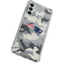 NFL New England Patriots Camo Galaxy A13 5G Clear Case