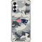 NFL New England Patriots Camo Galaxy A14 5G Clear Case
