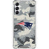 NFL New England Patriots Camo Galaxy A14 5G Clear Case