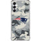 NFL New England Patriots Camo Galaxy A15 5G Clear Case