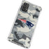 NFL New England Patriots Camo Galaxy A32 5G Clear Case