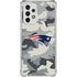 NFL New England Patriots Camo Galaxy A33 5G Clear Case