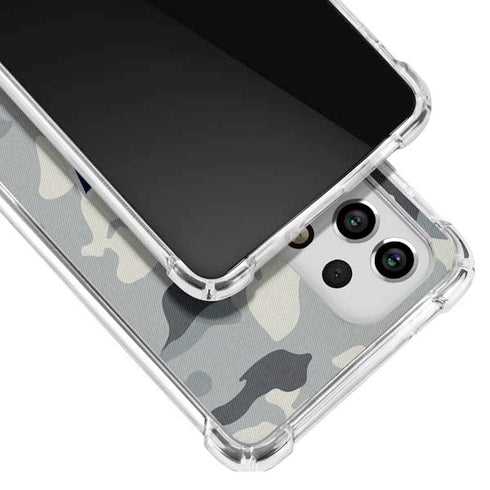 NFL New England Patriots Camo Galaxy A33 5G Clear Case