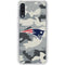 NFL New England Patriots Camo Galaxy A50 Clear Case