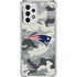 NFL New England Patriots Camo Galaxy A53 5G Clear Case