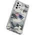 NFL New England Patriots Camo Galaxy A53 5G Clear Case