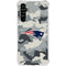 NFL New England Patriots Camo Galaxy A54 5G Clear Case