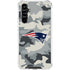 NFL New England Patriots Camo Galaxy A54 5G Clear Case