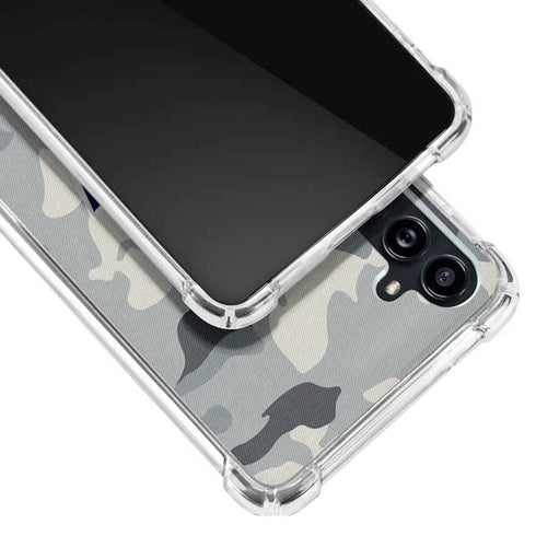 NFL New England Patriots Camo Galaxy A54 5G Clear Case