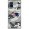 NFL New England Patriots Camo Galaxy A71 5G Clear Case