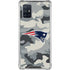 NFL New England Patriots Camo Galaxy A71 5G Clear Case
