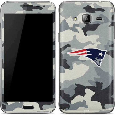 NFL New England Patriots Camo Galaxy J3 Skin