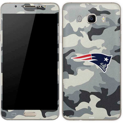 NFL New England Patriots Camo Galaxy J7 Skin