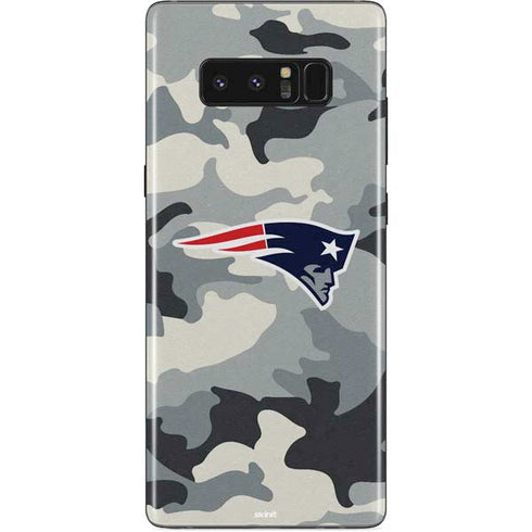 NFL New England Patriots Camo Galaxy Note 8 Skin