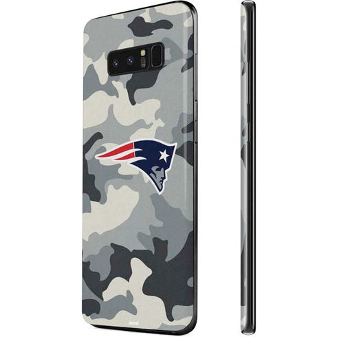 NFL New England Patriots Camo Galaxy Note 8 Skin