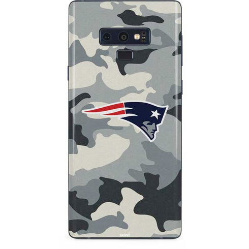 NFL New England Patriots Camo Galaxy Note 9 Skin