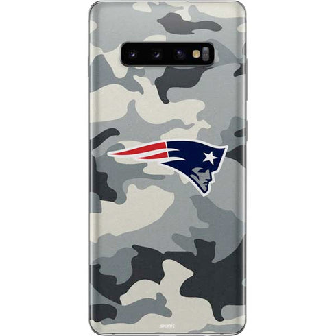 NFL New England Patriots Camo Galaxy S10 Plus Skin