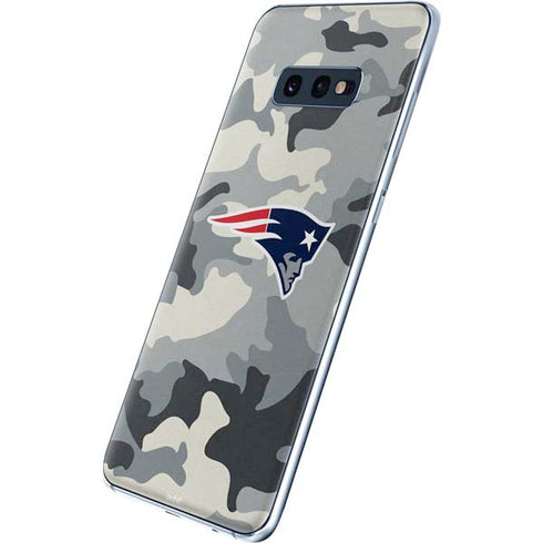 NFL New England Patriots Camo Galaxy S10e Skin