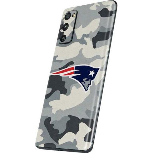 NFL New England Patriots Camo Galaxy S20 Fan Edition Skin