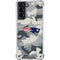 NFL New England Patriots Camo Galaxy S21 5G Clear Case
