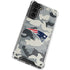 NFL New England Patriots Camo Galaxy S21 5G Clear Case