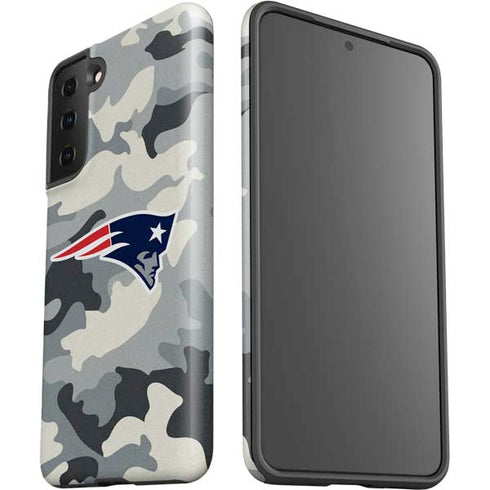 NFL New England Patriots Camo Galaxy S21 FE Pro Case
