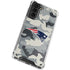 NFL New England Patriots Camo Galaxy S21 Plus 5G Clear Case