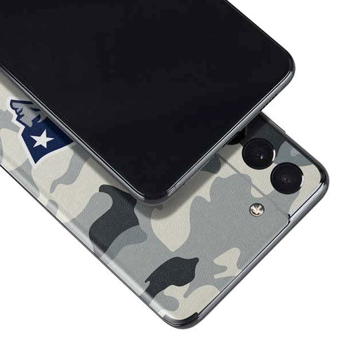 NFL New England Patriots Camo Galaxy S21 Plus 5G Skin