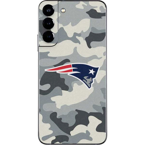 NFL New England Patriots Camo Galaxy S22 Plus Skin