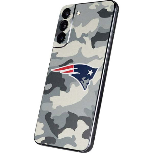 NFL New England Patriots Camo Galaxy S22 Plus Skin