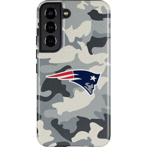 NFL New England Patriots Camo Galaxy S22 Pro Case