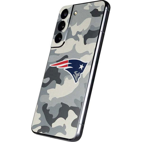 NFL New England Patriots Camo Galaxy S22 Skin