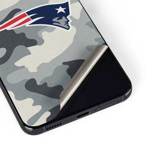 NFL New England Patriots Camo Galaxy S22 Skin