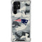 NFL New England Patriots Camo Galaxy S22 Ultra Clear Case