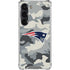 NFL New England Patriots Camo Galaxy S23 Clear Case