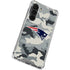 NFL New England Patriots Camo Galaxy S23 Clear Case