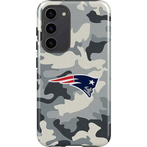 NFL New England Patriots Camo Galaxy S23 Plus Pro Case