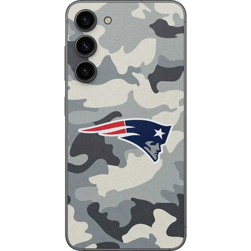 NFL New England Patriots Camo Galaxy S23 Plus Skin