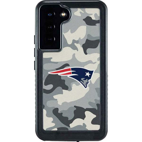 NFL New England Patriots Camo Galaxy S23 Plus Waterproof Case