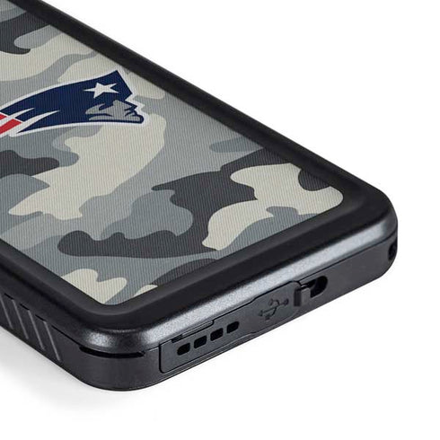 NFL New England Patriots Camo Galaxy S23 Waterproof Case