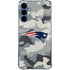 NFL New England Patriots Camo Galaxy S24 Clear Case