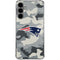 NFL New England Patriots Camo Galaxy S24 Plus Clear Case