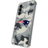 NFL New England Patriots Camo Galaxy S24 Plus Clear Case
