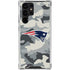NFL New England Patriots Camo Galaxy S24 Ultra Clear Case