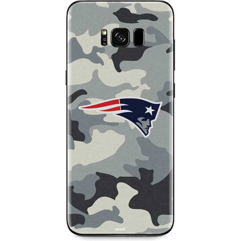 NFL New England Patriots Camo Galaxy S8 Plus Skin