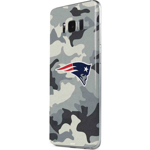 NFL New England Patriots Camo Galaxy S8 Skin